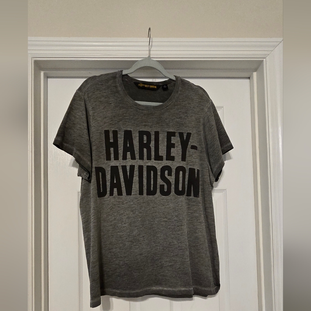 Harley-Davidson Women's Gray Short Sleeve Tee